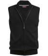 BK557 4372 Brook Taverner Lincoln Knitted Zip Gilet Black colour image